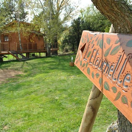 L'Etournelle - Cabane Perchee Chaussan Exteriör bild